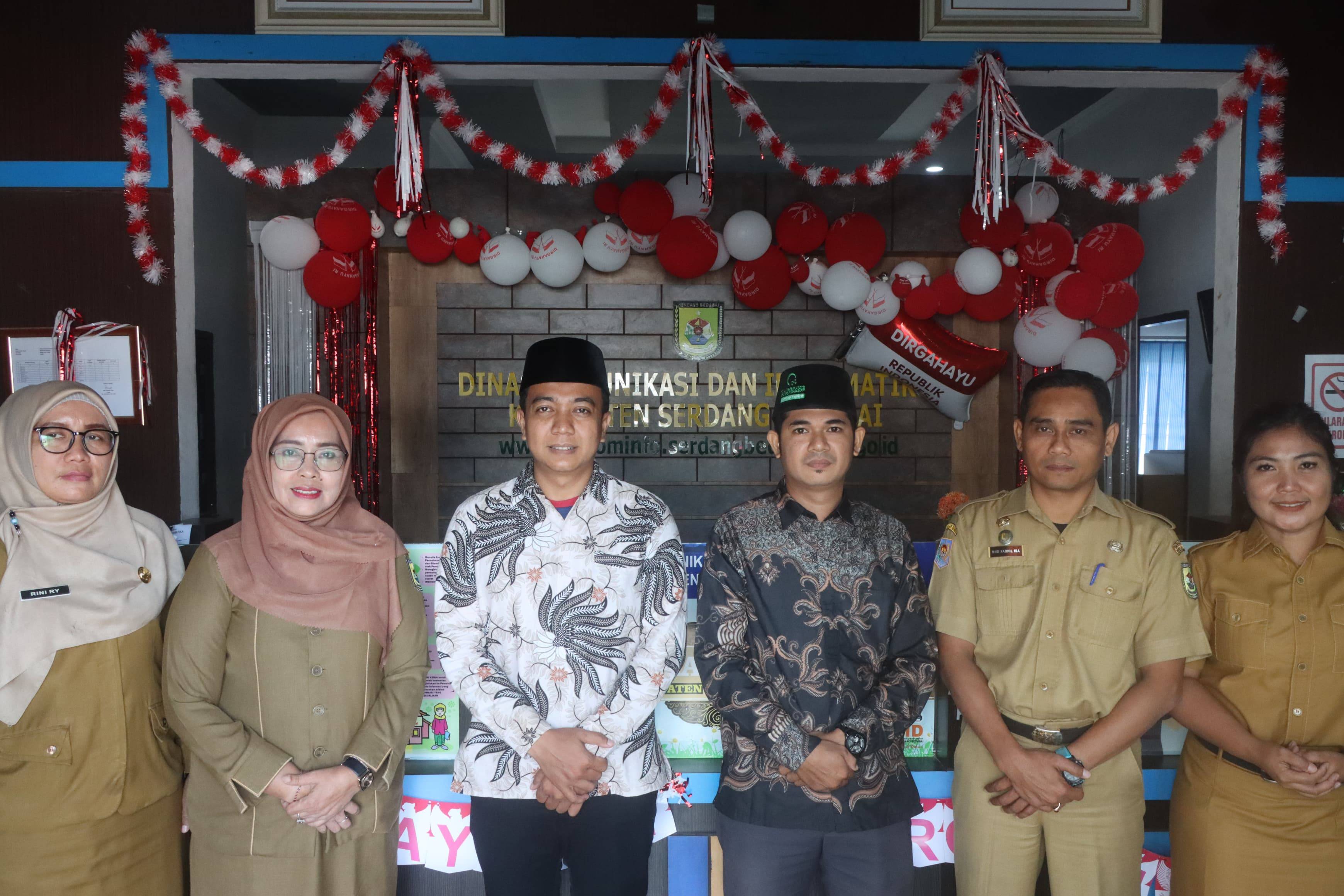 Kembangkan Keterampilan Santri, Kominfo Sergai - Pondok Pesantren Tahfiz Al-Quran Abdullah Al Busyroni Jajaki Kerja sama Sei Rampah,