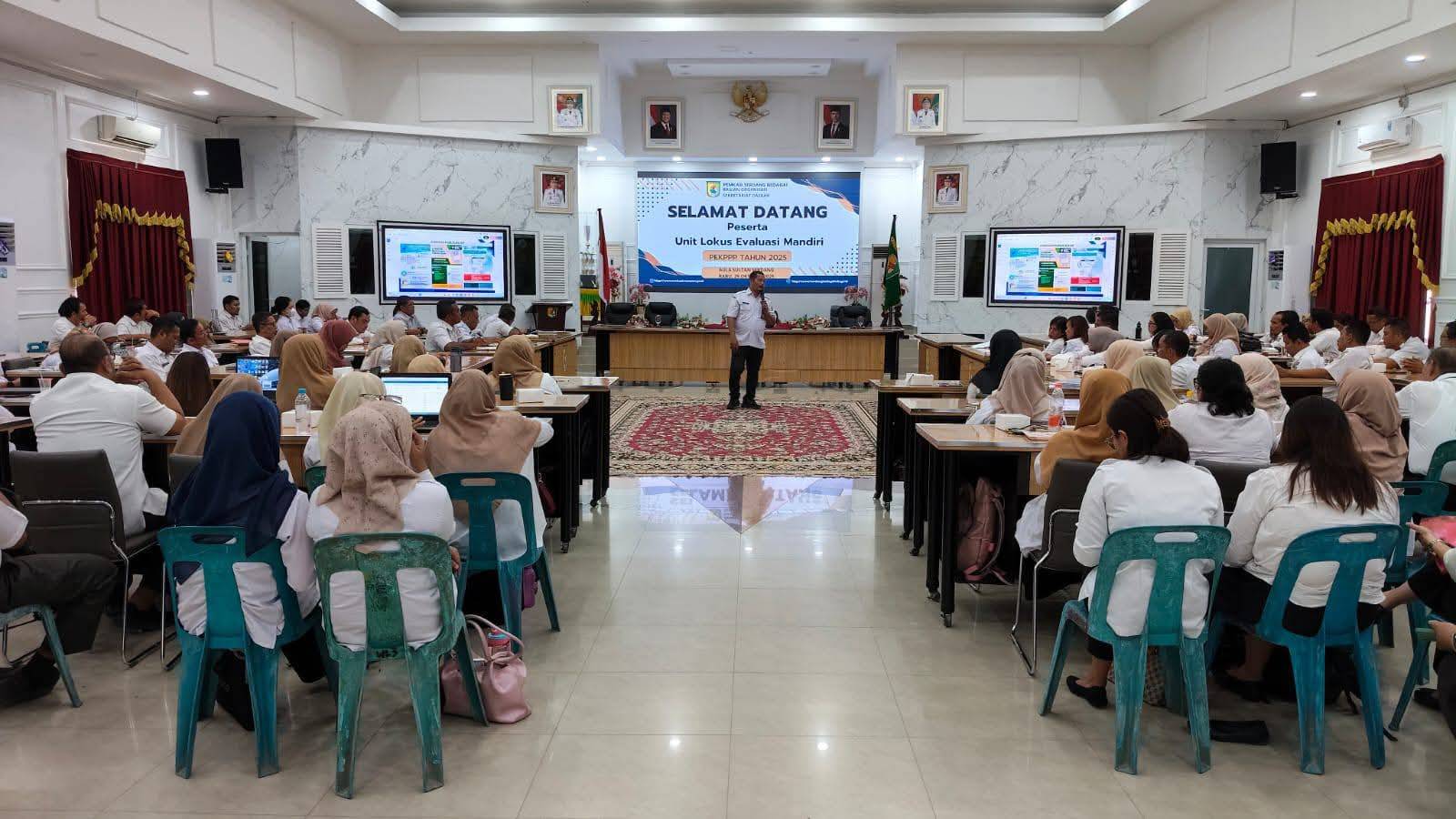 Tingkatkan Kualitas pelayanan publik, Kominfo Sergai Ikuti Pembinaan dan Fasilitasi Pengisian Eviden F01 PEKPPP