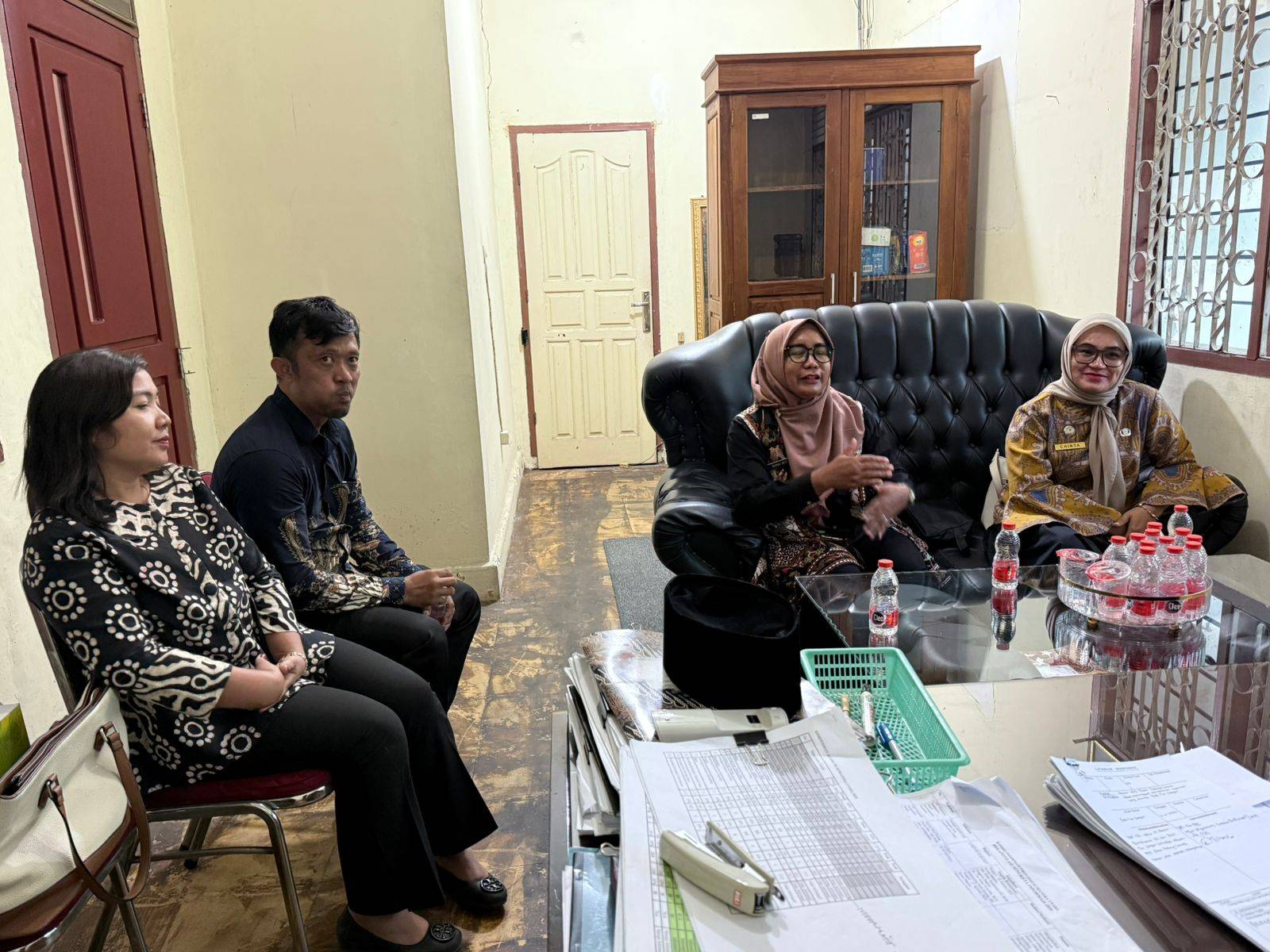 Perkuat Keterbukaan Informasi, Kadis Kominfo Sergai Kunjungi Komisi Informasi Sumut